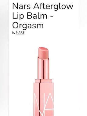NARS orgasm lipstick tinted after glow lip balm